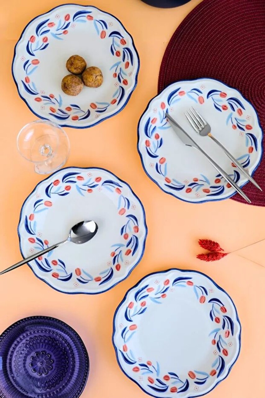 Set farfurii pentru desert, Hermia, 311MBL1320, Multicolor - imagine 6